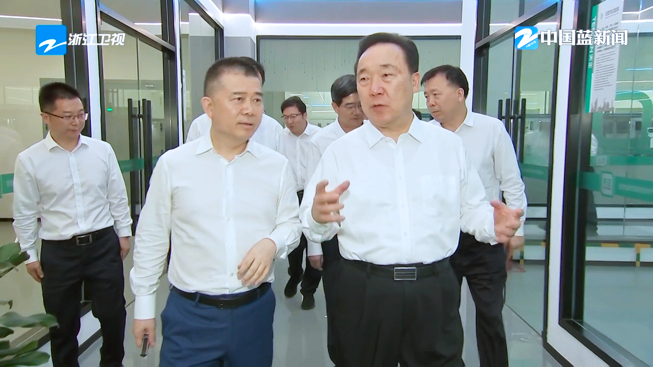 浙江省委书记王浩调研尊龙时凯
